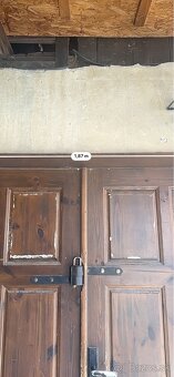 Garážová brána z masívu - 2