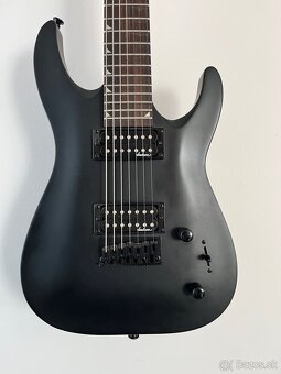 7-strunová gitara Jackson JS22-7 Dinky AH Satin Black - 2