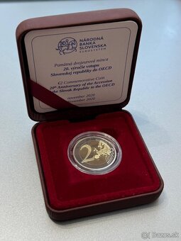 Pamätna 2€ minca Slovensko 2020 PROOF OECD - 2