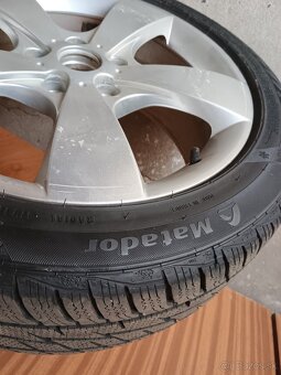 Predám 17'' alú disky s zimné pneumatiky - 2