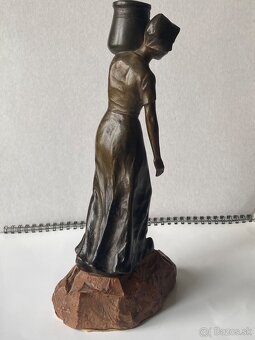 Bronzová soška od Josef Adolf Pohl - 2