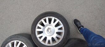 Elektróny Škoda R16 + letné pneu Barum 205x55 - 2