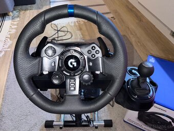 🎮 Logitech G923 + Shifter + Stojan – TOP STAV, ako nové 🚗 - 2