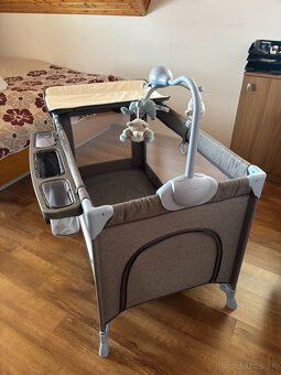 Cestovna postielka Kinderkraft Joy Blue - 2