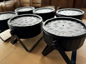 LED PAR 24x12w RGBW 11ks - dekoračné svetlá - 2