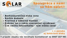 Fotovoltaická elektrareň - LIMITOVANÁ PONUKA - 2