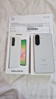 Predám Úplne nový Samsung A56 256gb Záručný list - 2