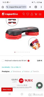 Predam fitness schod za 59€ kupeny za 125€ Pozri vsetky moj - 2