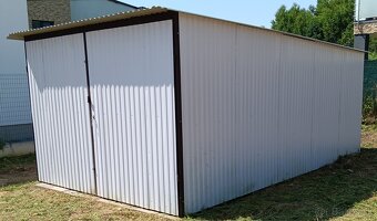 Plechová garáž 3x5m - 2