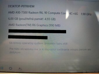 Predám Notebook Lenovo Z 50 - 75 Retail - 2