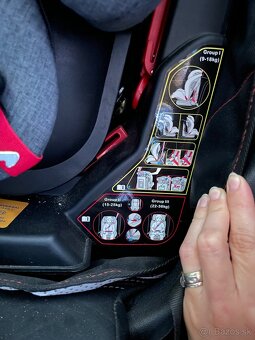 Autosedačka Petite&Mars Prime II Isofix 2018 Grey - 2