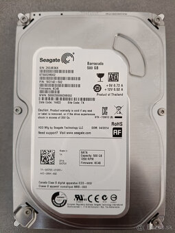 Seagate ST500DM002 kapacita 500GB veľkosť 3,5" - 2