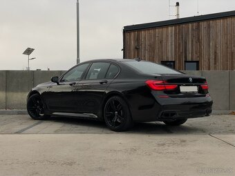 Vymením BMW rad 7 740d x-drive G11 m-paket BLACK ON BLACK - 2