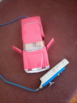 Stará velká hračka na bowden s ovladačem MERCEDES - 2