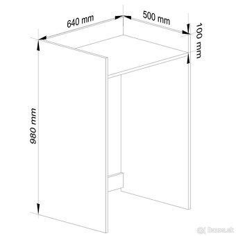 Skrinka - regál na práčku - 2