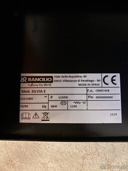 Predám Rancilio Silvia V6 E – 2024 - 2