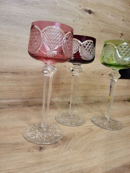 Brúsené krištáľové poháre - 2