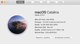 iMac 27" 32GB RAM, 500GB SSD (Late 2013) - 2