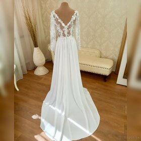 Biele svadobné šaty - 2