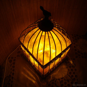 Soľná lampa - Orientálna klietka s vtáčikom - na elektriku - 2