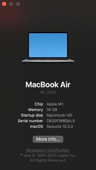 MacBook 13 Air. M1,16gb RAM - 2