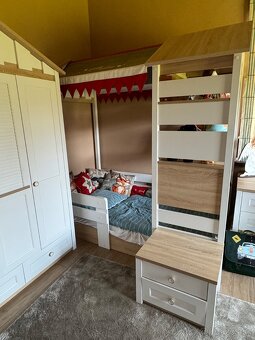 Komplet detská izba, domčeková posteľ - 2