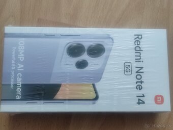 Predám Xiaomi Redmi Note 14 5G 8/256GB Midnight Black - 2