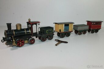 Vintage Märklin koľaj 0 Storchenbein vlaková súprava 1020 vr - 2