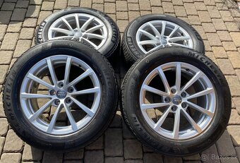 ALU KOLESÁ AUDI 5X112 R17 SADA ZIMA - 2