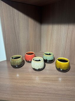 Sada 5 keramických šálok v Japonskom štýle - 2