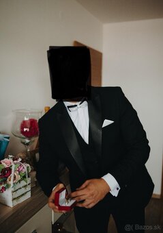 Svadobný Smoking v čiernej - 2