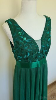 Tmavozelene šaty M/L - 2