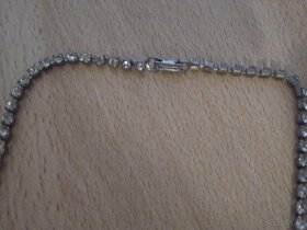 Retro štrásový náhrdelník - 2