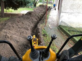 Bager JCB, zemne, vykopove a stavebne prace - 2