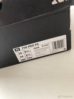 Kopačky Adidas F50 Pro FG Advancement Kopačky sú nepoužité. - 2