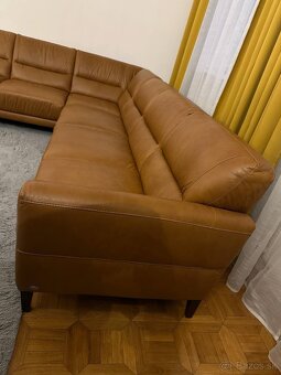 Celokožený rohový gauč Bari - Softaly - 2