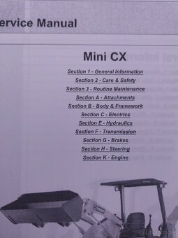 Jcb mini cx - servisný manuál - 2
