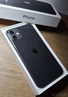 IPhone 11 64GB Black NOVÁ BAT. (100%)-príslušenstvo ZADARMO - 2