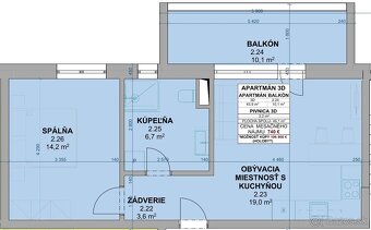 Apartmán s balkónom v novostavbe na Zemplínskej šírave - 2