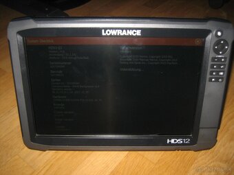 Lowrance HDS 12 GEN 3 Top stav ako nový kompletný - 2