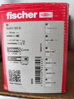 Predám natlkacie hmoždiny fischer - 2