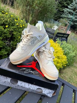 Jordan Retro 4 Off-White Sail | 1:1 | Veľkosť 43 EU - 2