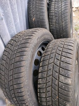 ❄️zimná sada disky VW 5x112 r16 pneu 6mm 205/55 r16 - 2