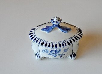 GZHEL dóza, cukornička - 2