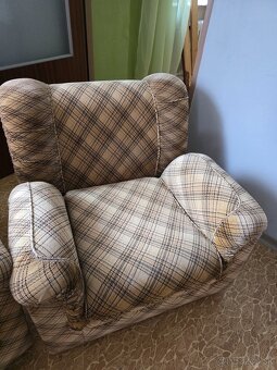 Retro gauč s kreslami - 2