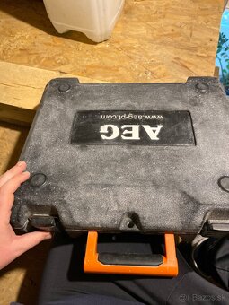 Príklepová vŕtačka AEG + kufor a príslušenstvo - 2