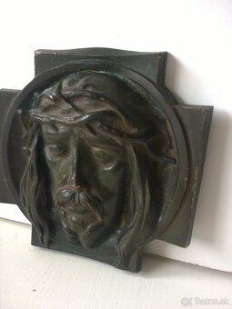 Hlava krista -bronz 19.té storočie - 2