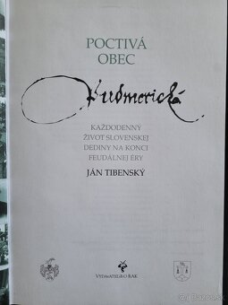 Poctivá obec Budmerická Ján Tibenský - 2