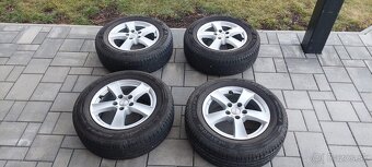 Predám letné pneumatiky na hliníkových diskoch 215/65 R16 - 2