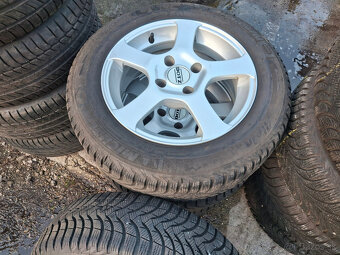 ALU disky 4x108 peugeot citroen + zimné 185/65 r15 michelin - 2